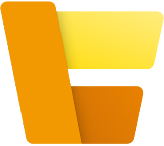 Dynamics 365 Commerce logo. A stylized letter 'C' in shades of orange and yellow on a white background.